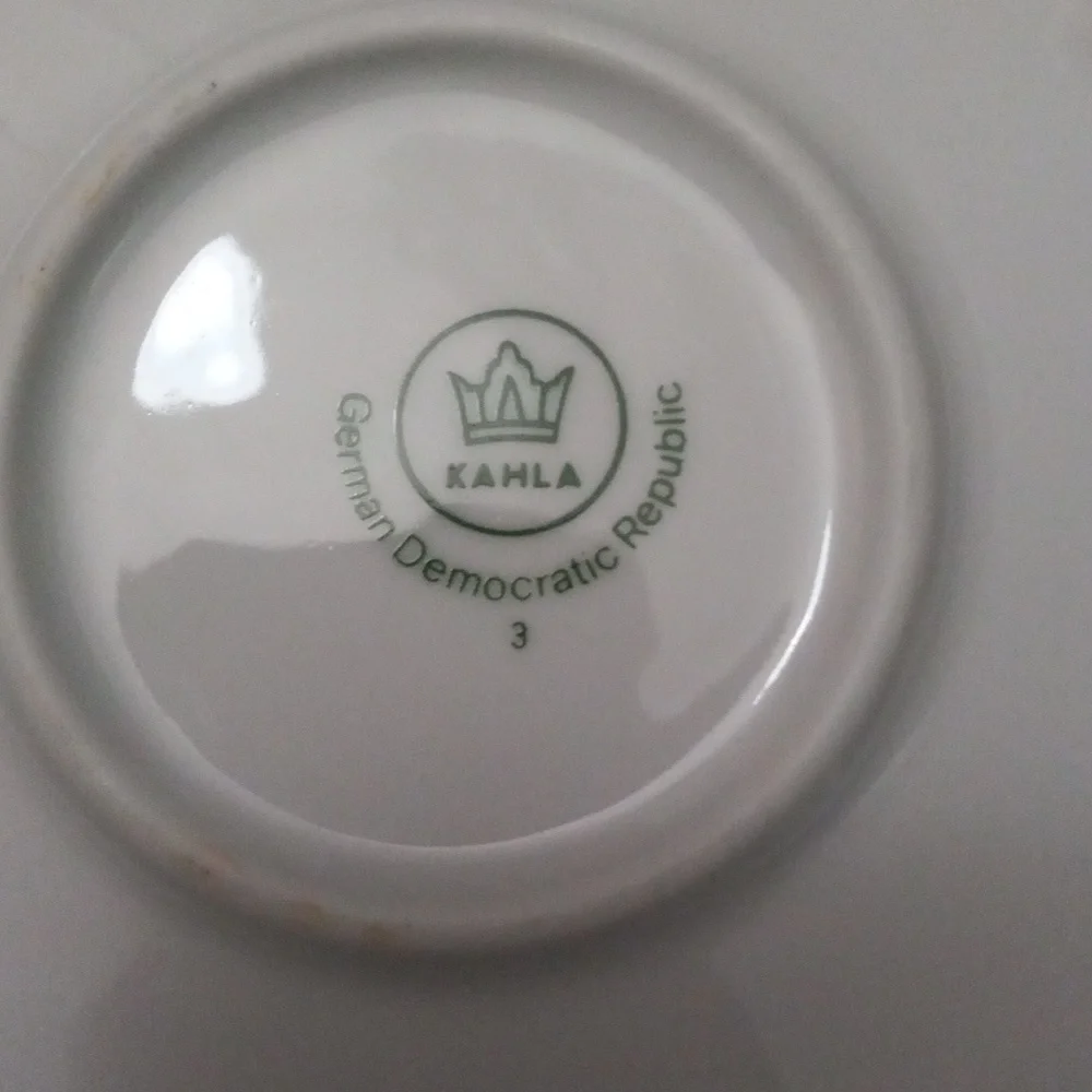 2 RARE KAHLA GDR PORCELAIN PIECES - Picture 6 of 8